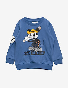 NMMMICKEY BENTLY SWEAT BRU WDI - DUTCH BLUE
