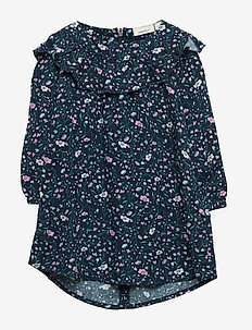 NMFNANNY LS DRESS - DARK SAPPHIRE