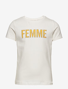 NKFOPHELIA SS TOP - SNOW WHITE