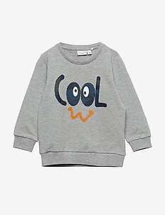 NMMVAMOUFLAGE LS SWE BRU N - GREY MELANGE