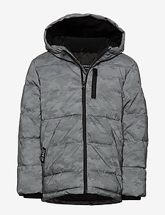NKMMATS REFLEX JACKET - GRAY VIOLET