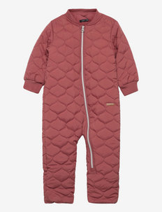 NBFMANEL QUILT SUIT CAMP - thermo coveralls - apple butter