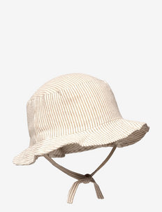 NBMHEFANNE SUN HAT W. EARFLAPS - kapelusz przeciwsłoneczny - weathered teak