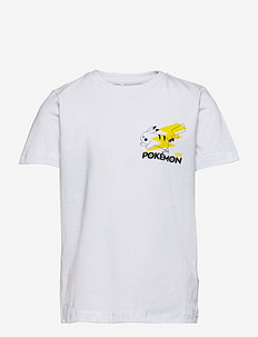 NKMFALIL POKEMON SS TOP BOX BFU - kortærmede t-shirts - bright white