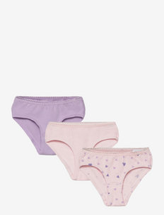 NMFBRIEFS 3P BARELY PINK HEART - socks & underwear - barely pink