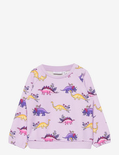 NMFHILLEY LS SWE UNB - medvilniniai megztiniai ir džemperiai su gobtuvu - pastel lilac