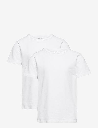 NKMT-SHIRT SLIM 2P - t-shirt uni à manches courtes - bright white