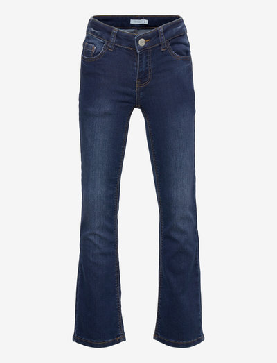 NKFPOLLY DNMTAI BOOTCUT PANT - jeans - dark blue denim