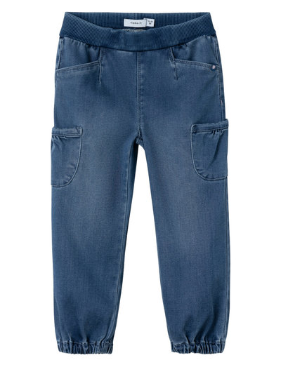 NAME IT NMFBELLA Jeans Larghi Bambina Black Denim, Moda Casual E Comoda Per Ragazze