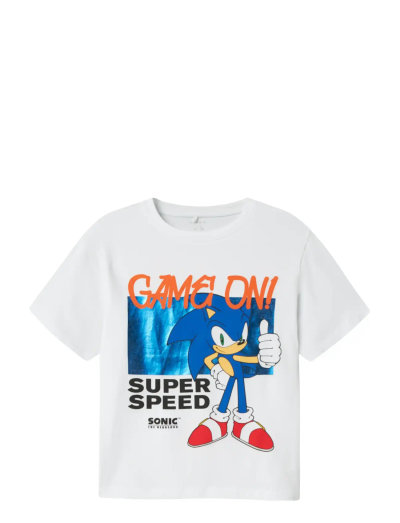 Maglietta NAME IT Nkmmarcel Sonic Per Bambino E Ragazzo – Maniche Corte, Girocollo, Cotone Morbido – Sky