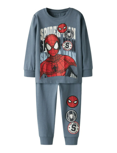 Name It Nachtset Noos Sky NAME IT Jongens Nachtkleding Set - Pokémon Thema Lange Mouwen Pyjama (1-pack) Lange Mouwen Nachtset
