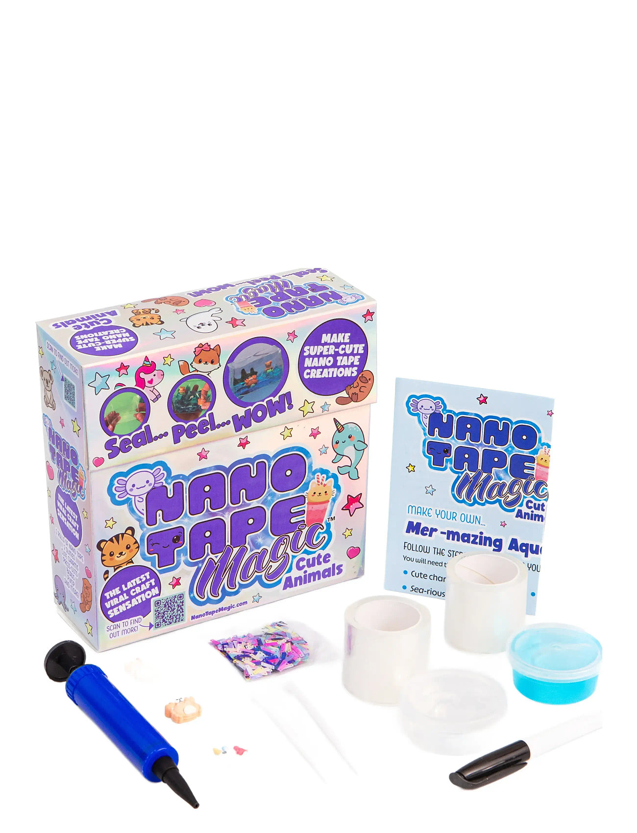 Nano Tape Nano Tape Magic Classic Cute Animals, One Size, Multi/patterned, Håndværk > Håndværkssæt, Børn