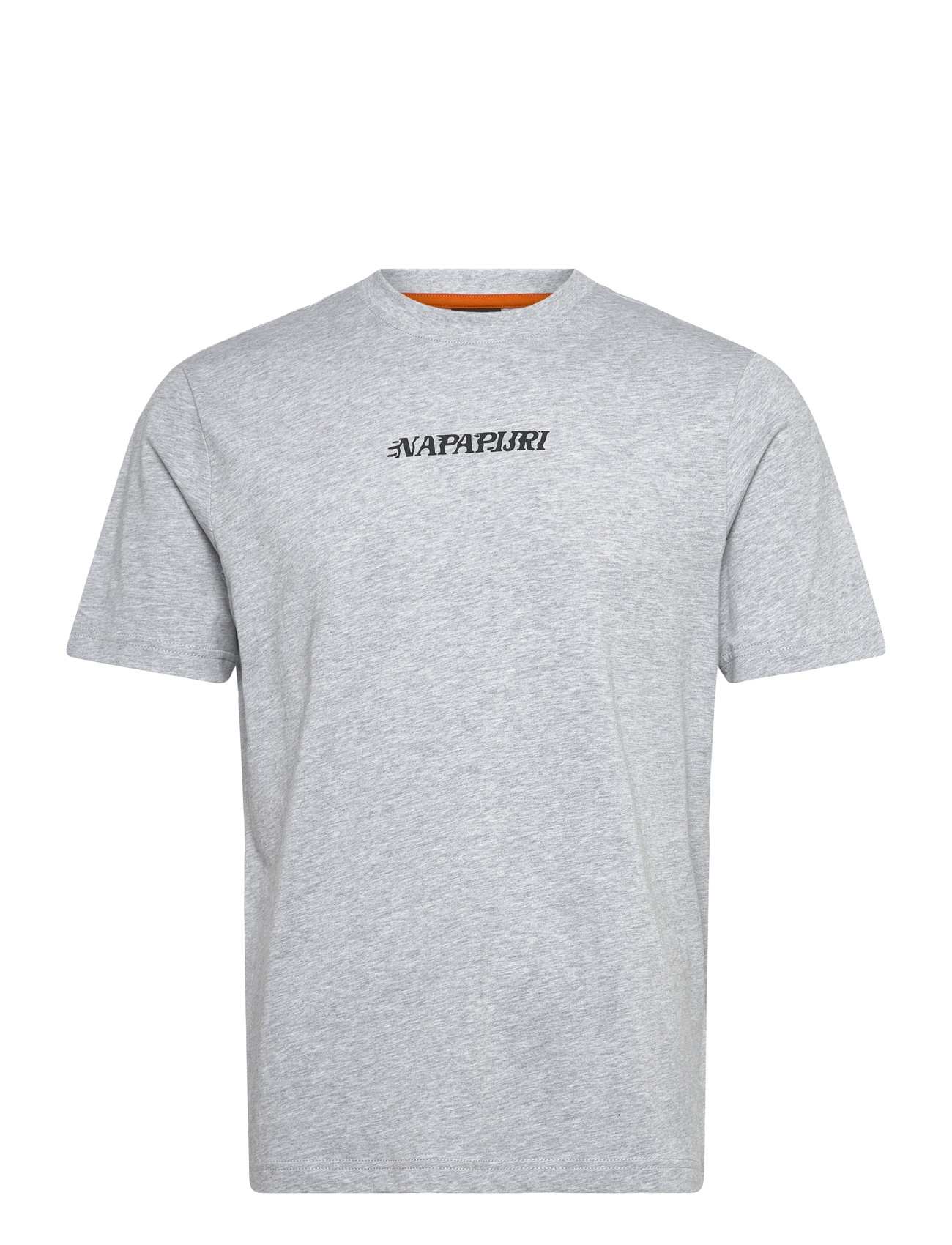 Napapijri S-Flint Ss Fancy Fx3, XXL, Grey, T-Shirts > Kortærmede, Herre