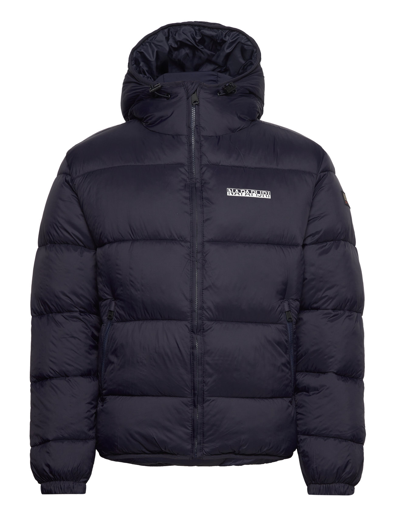 Suomi Hood Puffer Jacket Fôret Jakke Navy Napapijri