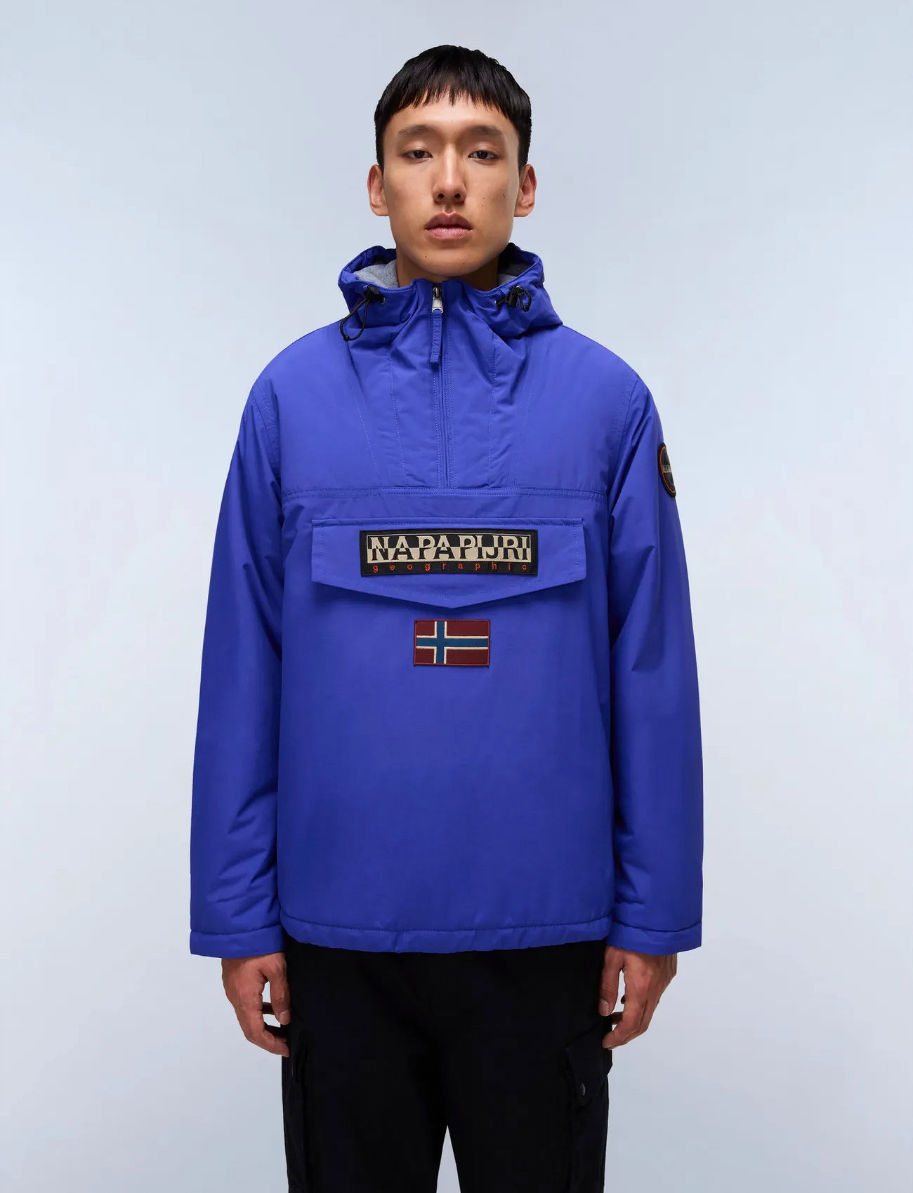Napapijri Rainforest Winter Anorak Jacket, S, Blue, Jakker > Anorakker, Herre