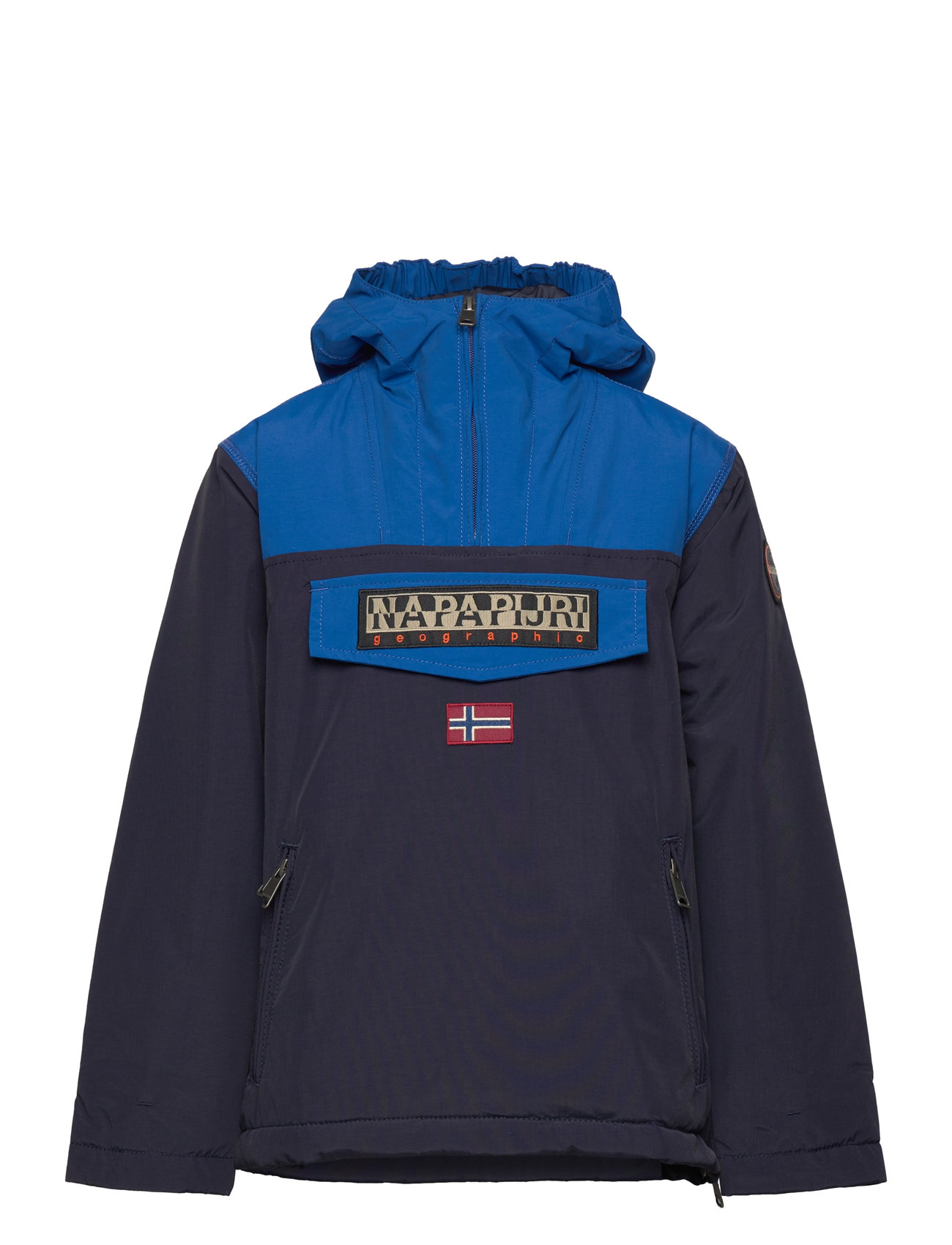 Rainforest Pocket Winter Anorak Jacket Blue Napapijri