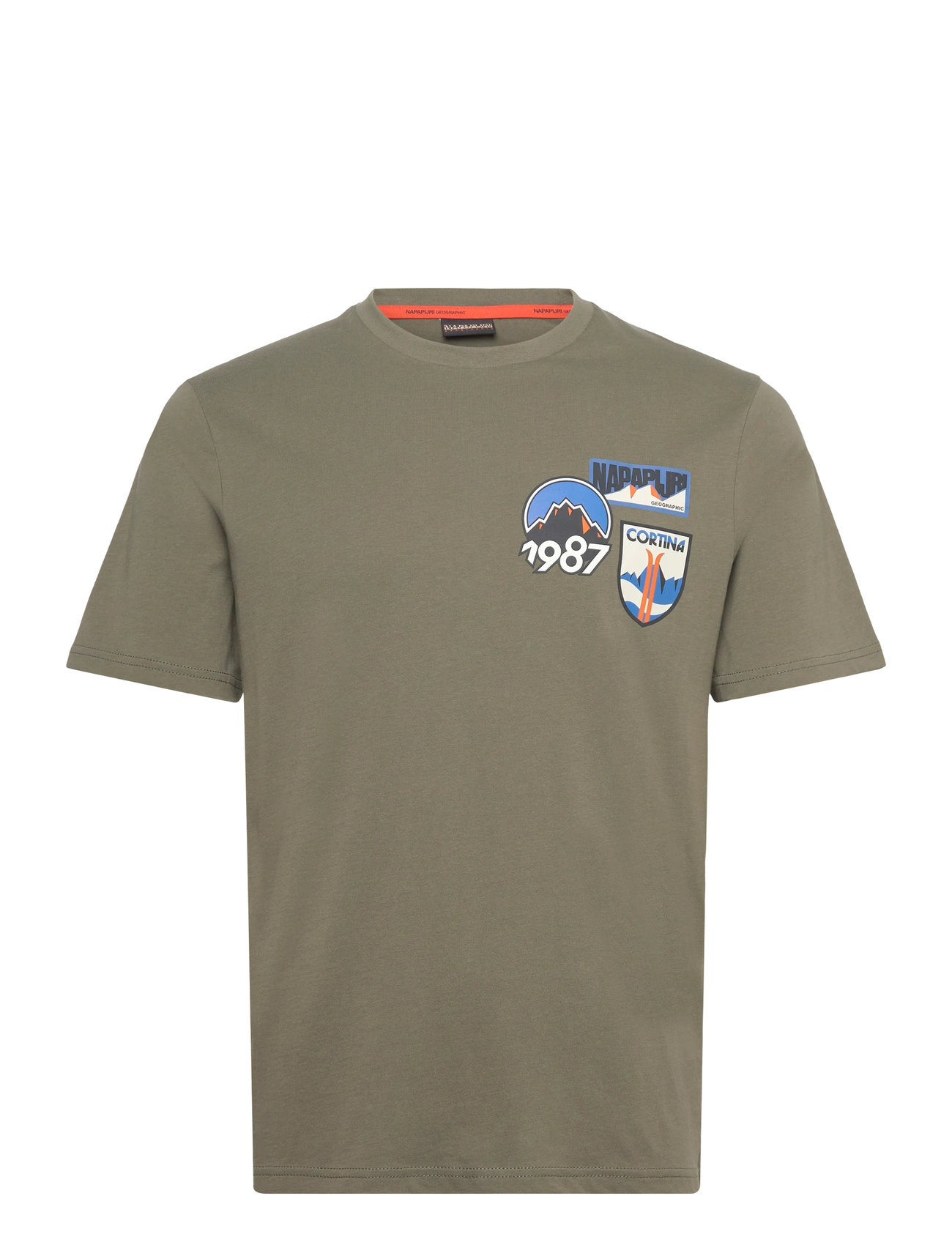 NAPAPIJRI S-Montepiana Ss Khaki - S - Herren