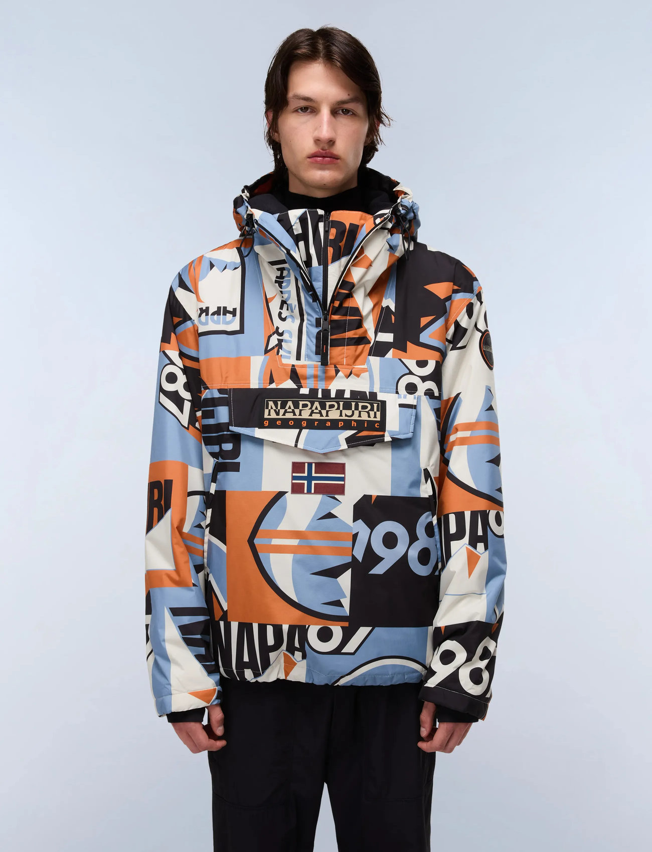 Napapijri Rf Next Aop, M, Multi/patterned, Jakker > Anorakker, Herre