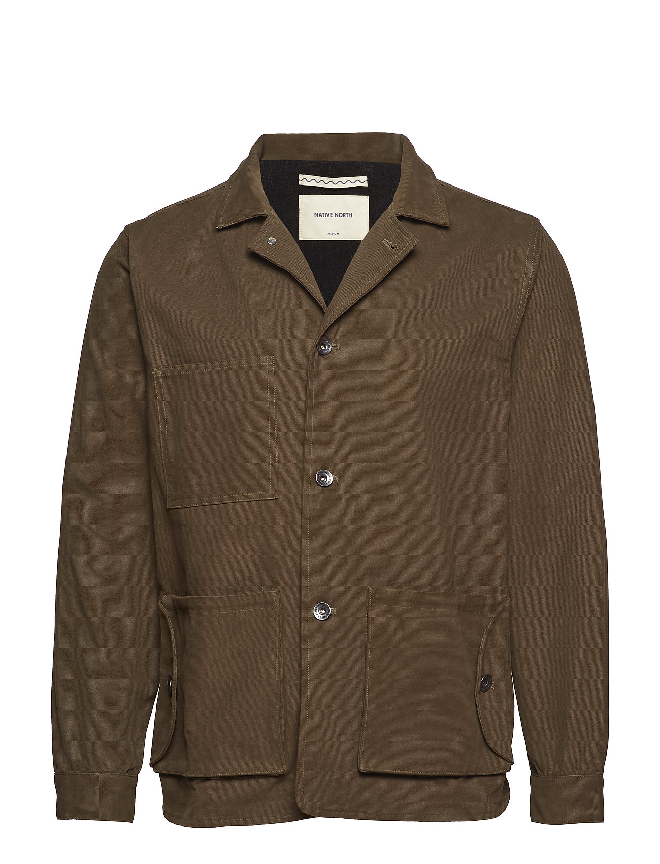 Canvas Jacket Dun Jack Bruin Native North native north kopen in de aanbieding Canvas Jacket Dun Jack Bruin Native North native north kopen in de aanbieding