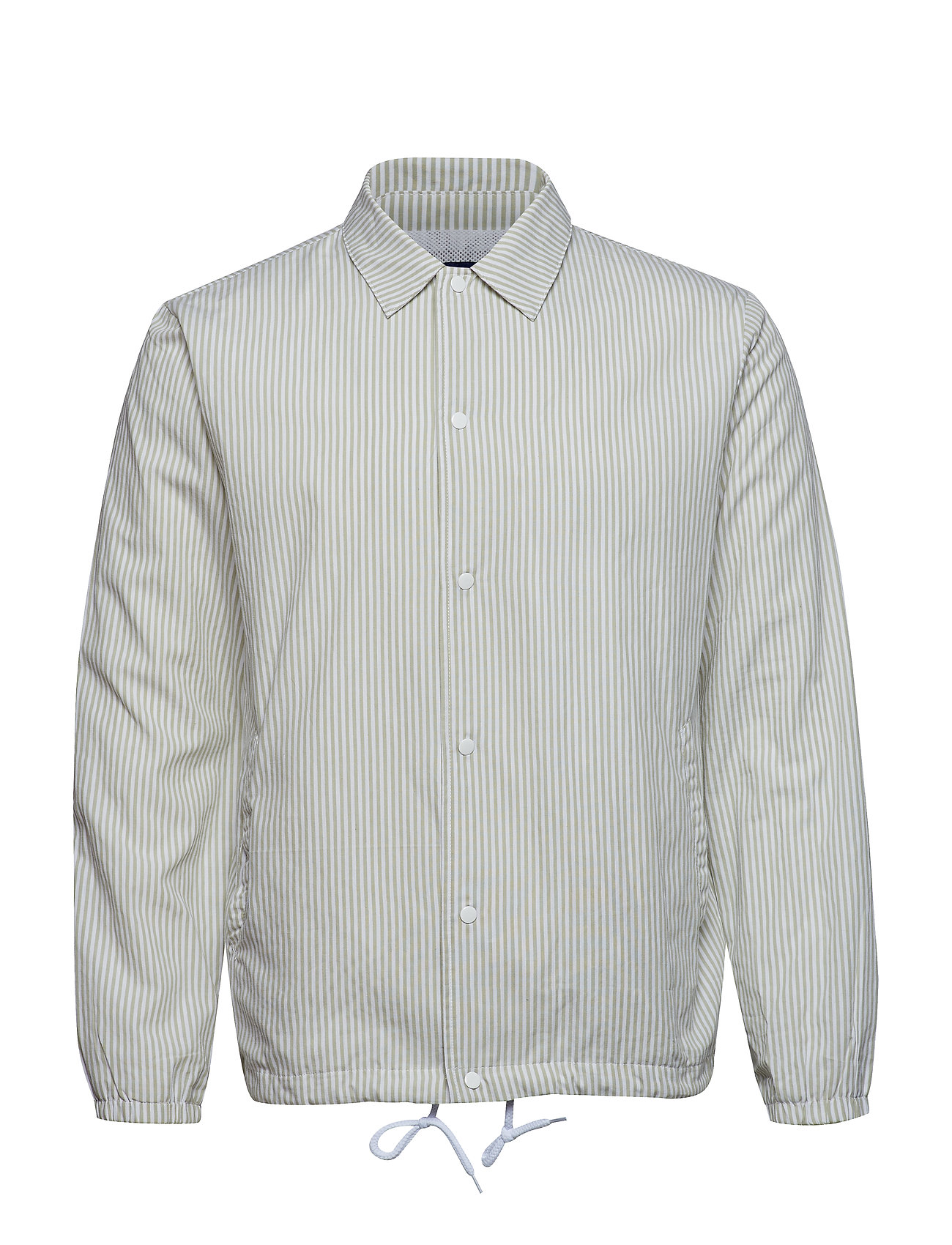 Striped Coach Jacket Dun Jack Wit Native North native north kopen in de aanbieding Striped Coach Jacket Dun Jack Wit Native North native north kopen in de aanbieding