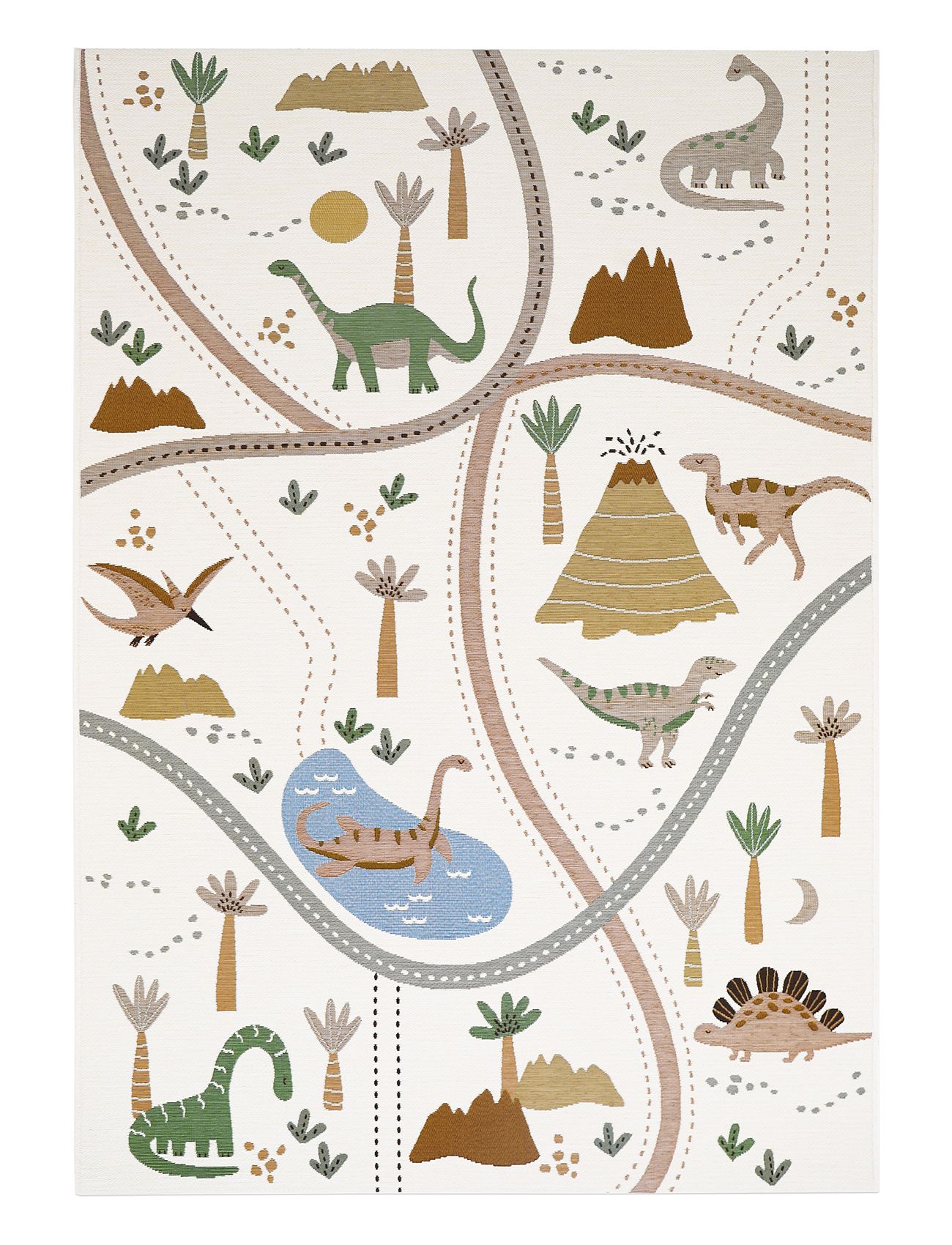 Rug Little Jurasic Patterned Nattiot