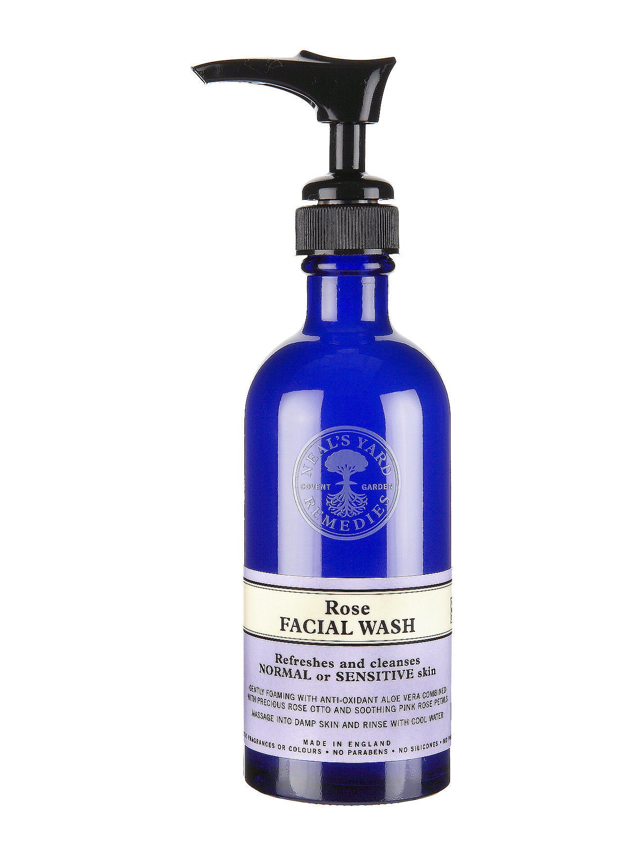 Rehydrating Rose Facial Wash Beauty WOMEN Skin Care Face Cleansers Cleansing Gel Nude Neal's Yard Remedies