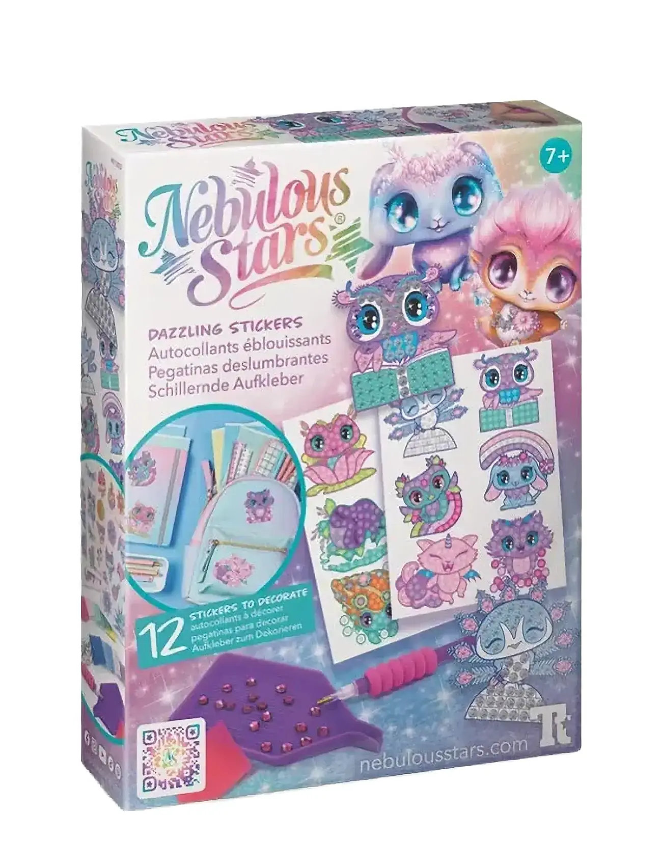 Nebulous Stars Dazzling Stickers Toys Creativity Drawing & Crafts Craft Stickers Multi/patterned Nebulous Stars