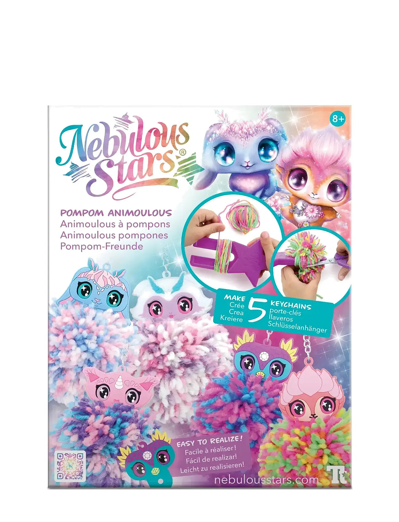 Nebulous Stars Pom Pom Animoulous Toys Creativity Drawing & Crafts Craft Craft Sets Multi/patterned Nebulous Stars