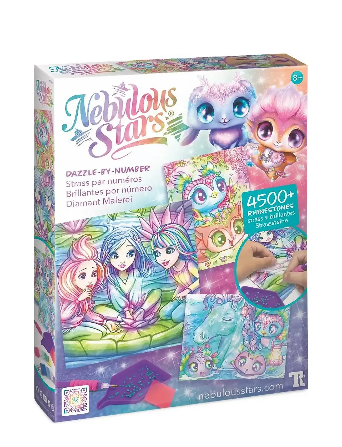 Nebulous Stars Dazzle-By-Number Rainbow Toys Creativity Drawing & Crafts Craft Craft Sets Multi/patterned Nebulous Stars