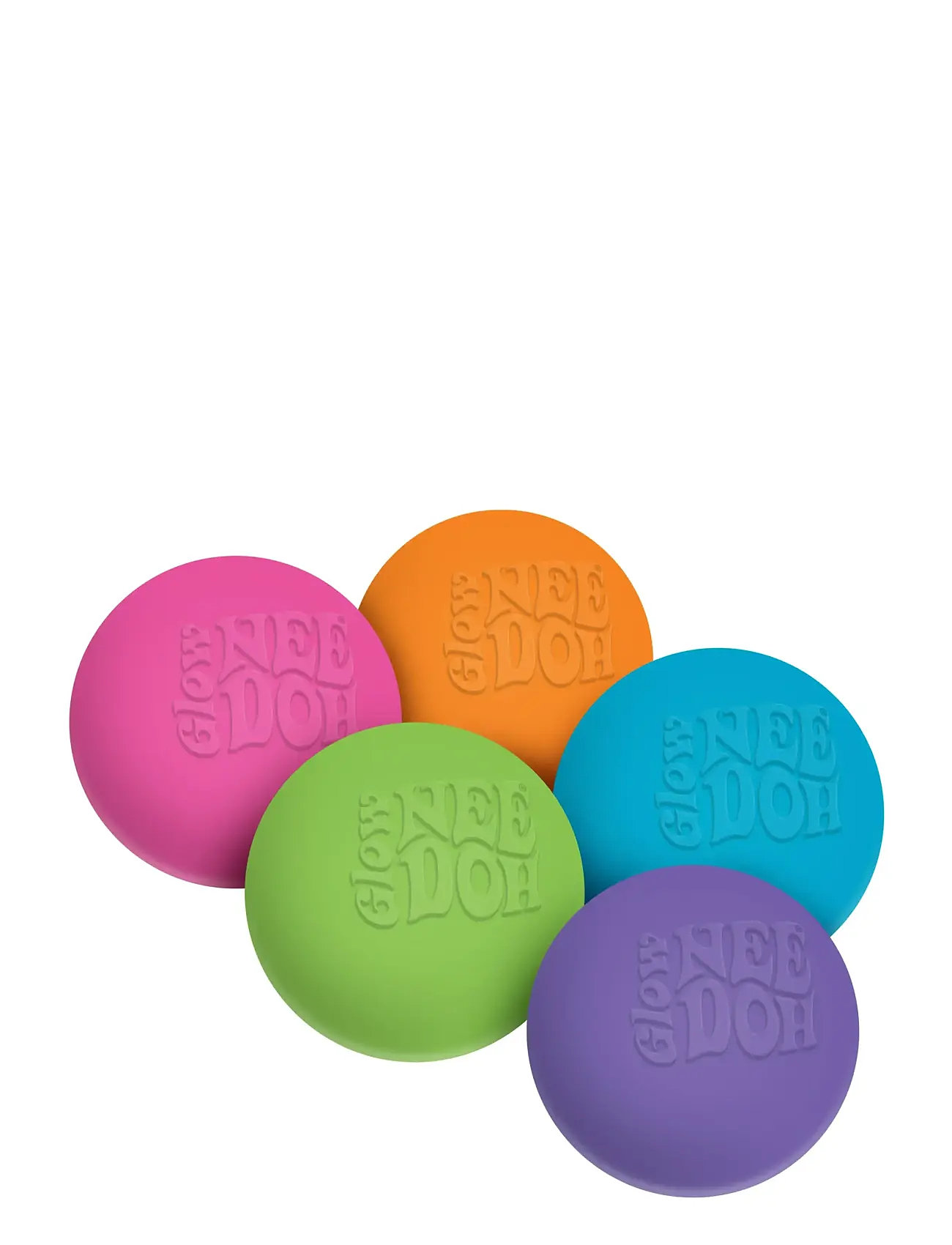 Needoh Glow In The Dark Cdu, One Size, Multi/patterned, Games > Fidget Legetøj, Børn