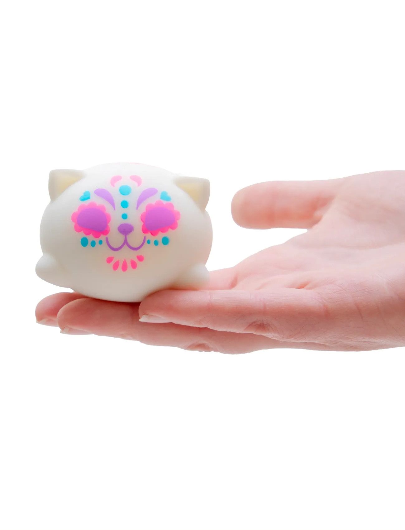 Needoh Sugar Skull Cats 3 Asst. Cdu, One Size, White, Games > Fidget Legetøj, Børn