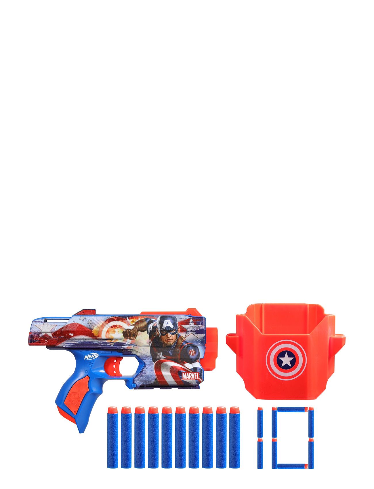 Nerf Marvel Captain America Blaster Toys Toy Guns Multi/patterned Nerf