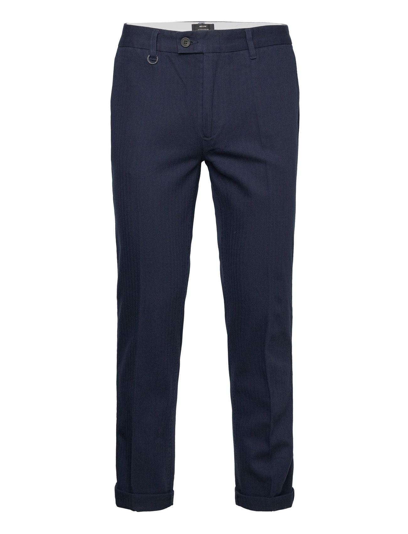 Cash Herringb Pant Navy NEUW