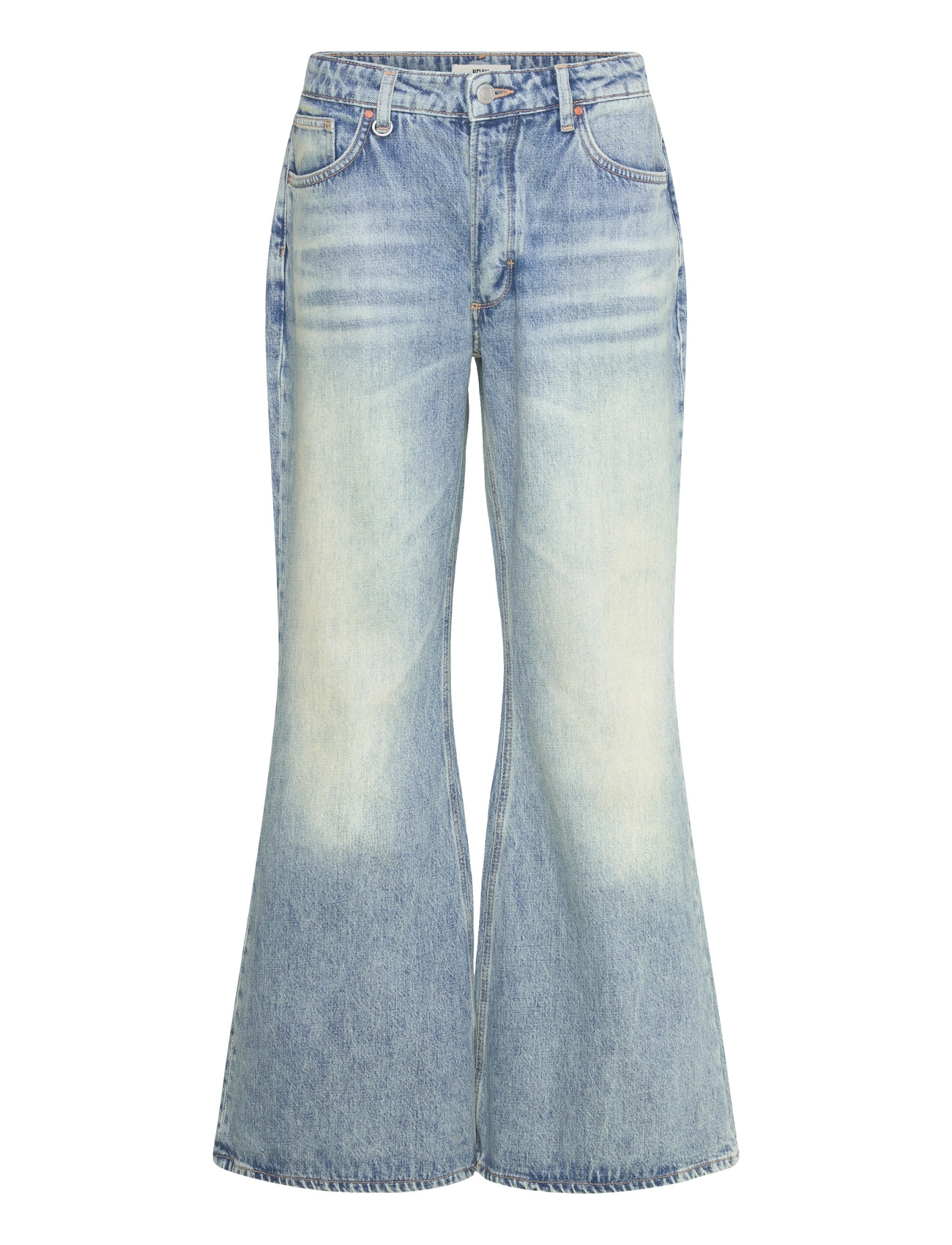 NEUW Chloe Baggy Flare Onism Mid Vintage Indigo, W28, Blue, Jeans > Flares, Dame