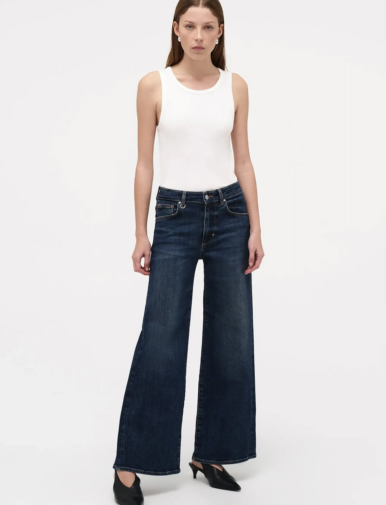 NEUW Eva Wide Reverymid Vintage Indigo, 27 x 34, Jeans, Blau - Wide, Frauen