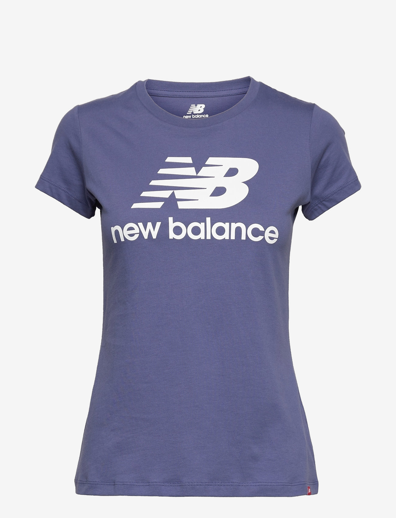 new balance essentials stacked logo tee