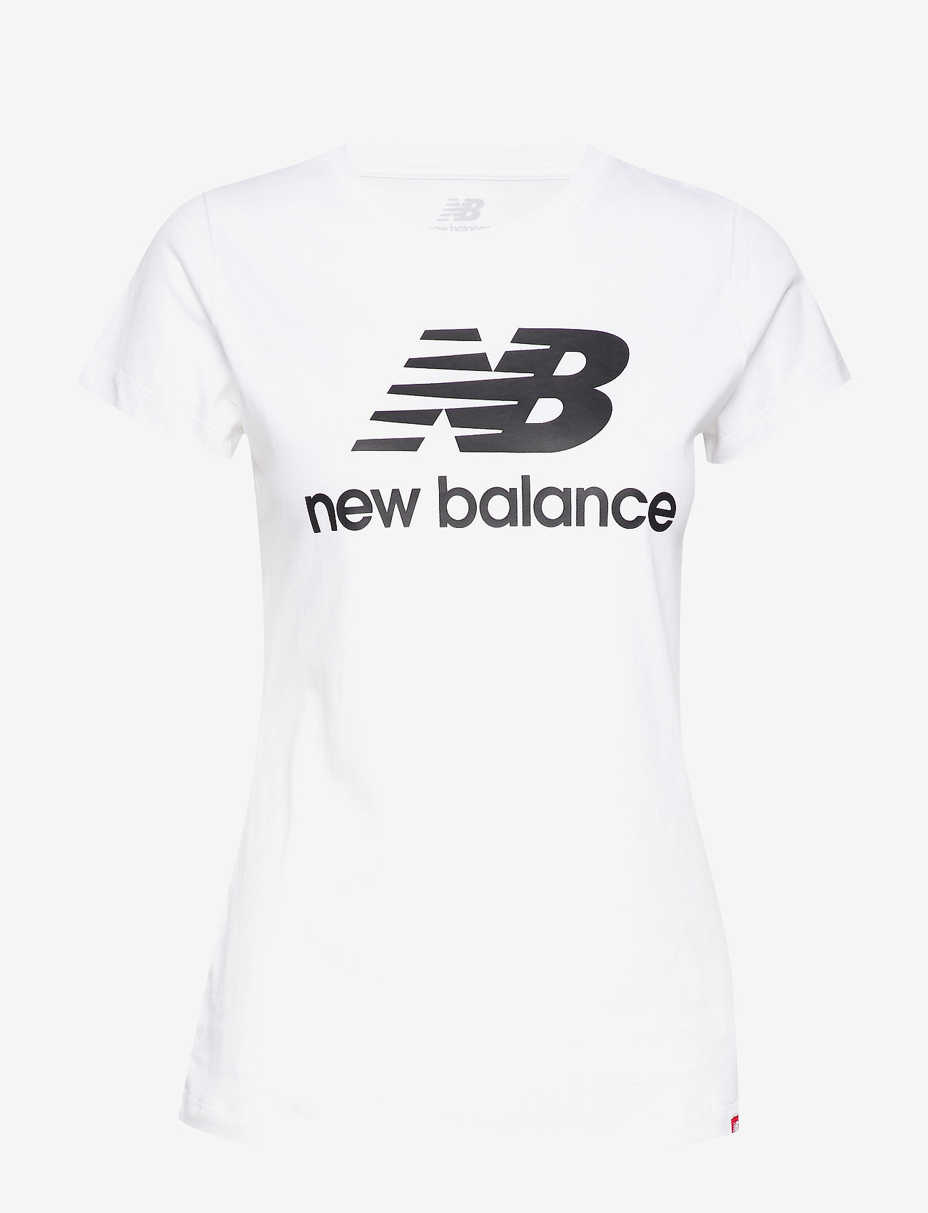 new balance stacked logo tee