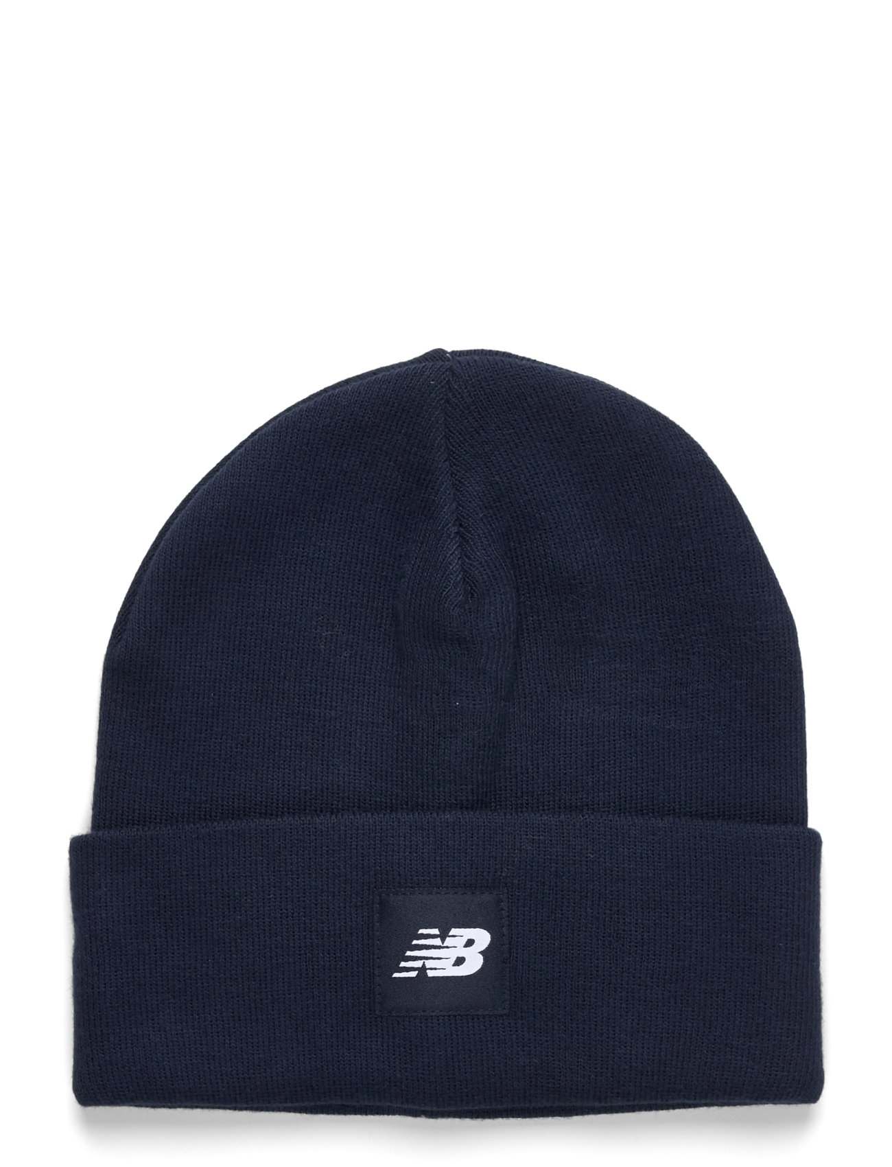 NEW BALANCE Cuffed Pudelmütze Flying Nb Logo Navy - One Size - Damen