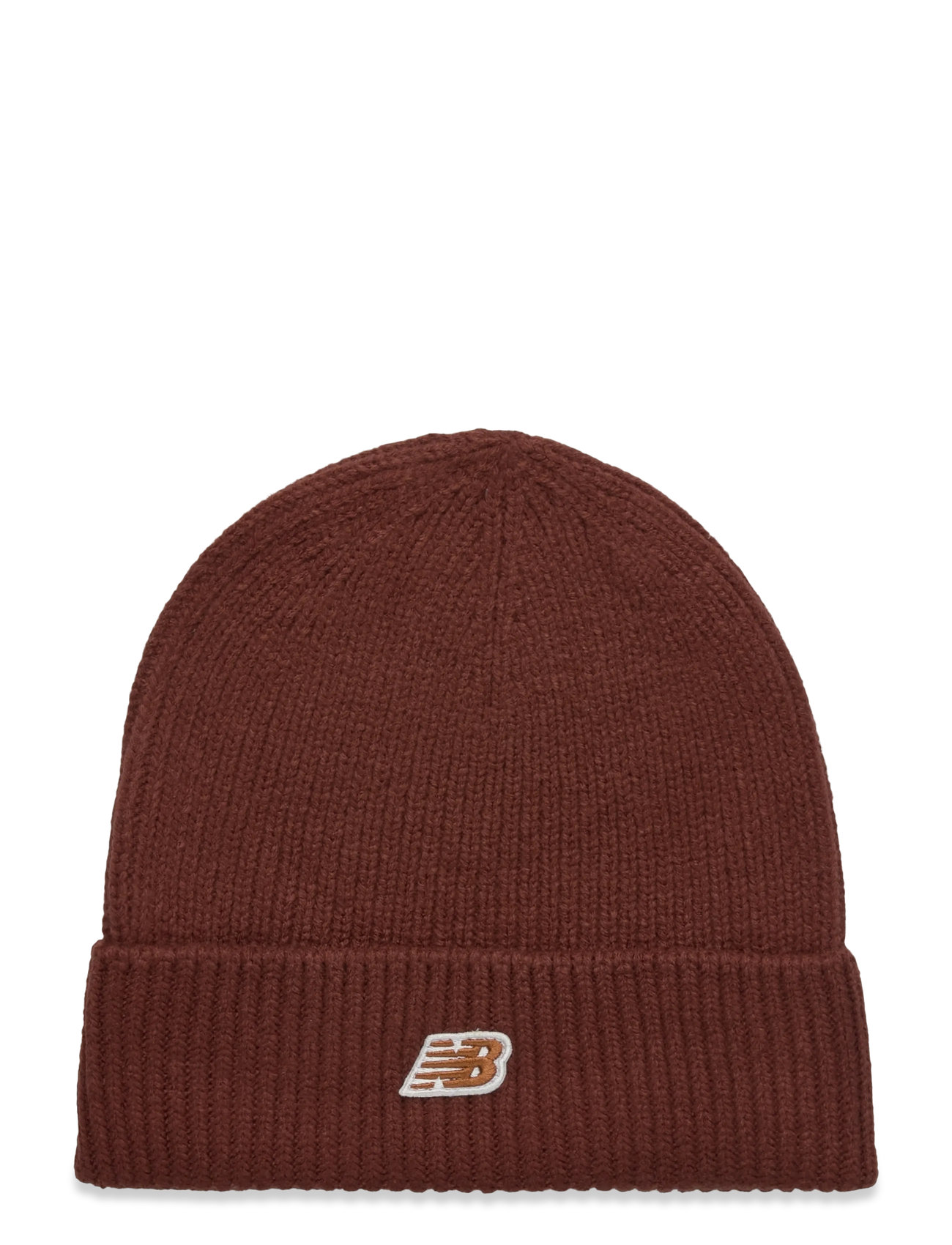 NEW BALANCE Winter Watchman Pudelmütze Nb Patch V3 Braun - One Size - Damen