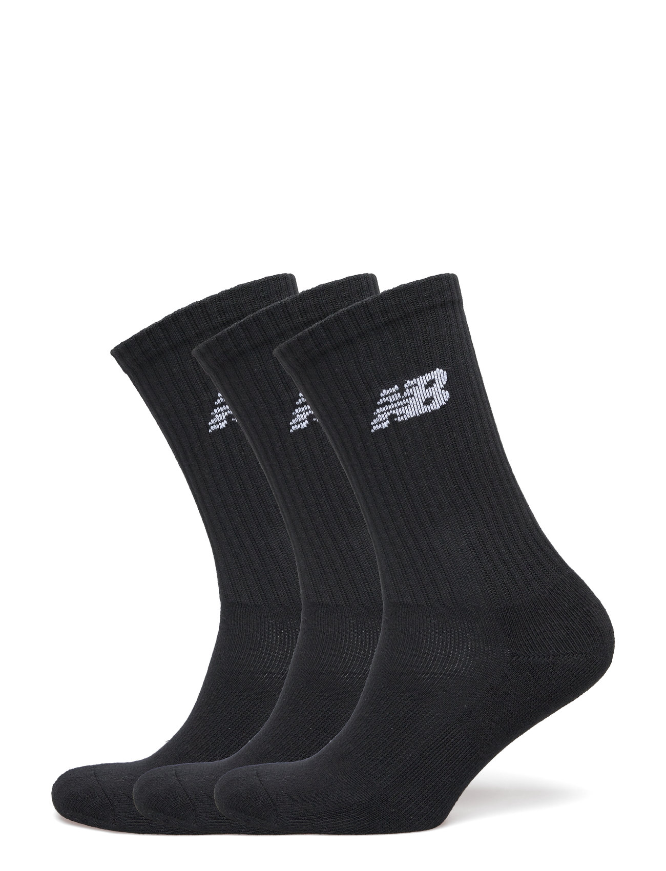 Everyday Crew 3 Pairs Sport Socks Regular Socks Black New Balance