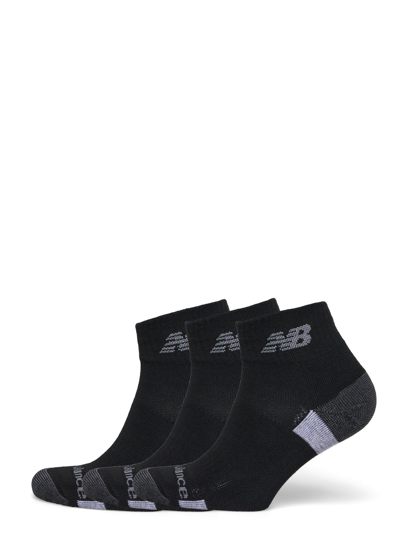 New Balance Performance Cushioned Ankle 3 Pack, S, Black, Sport Clothing > Sport Socks, Dame