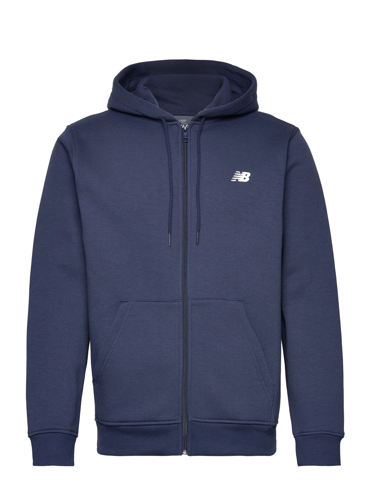 New Balance Sport Core Brushed Full Zip Hoodie Marinblå