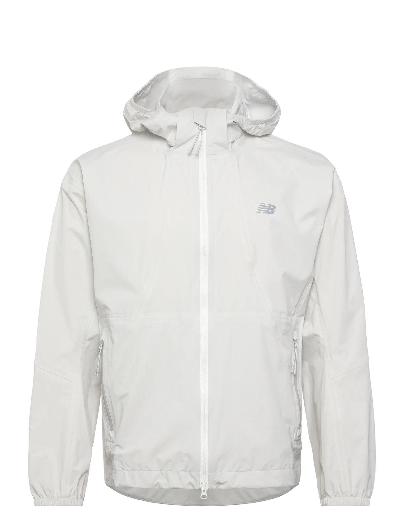 New Balance Better Run Waterproof Jacket, XXL, Grey, Sport Rainwear > Sport Raincoats, Herre