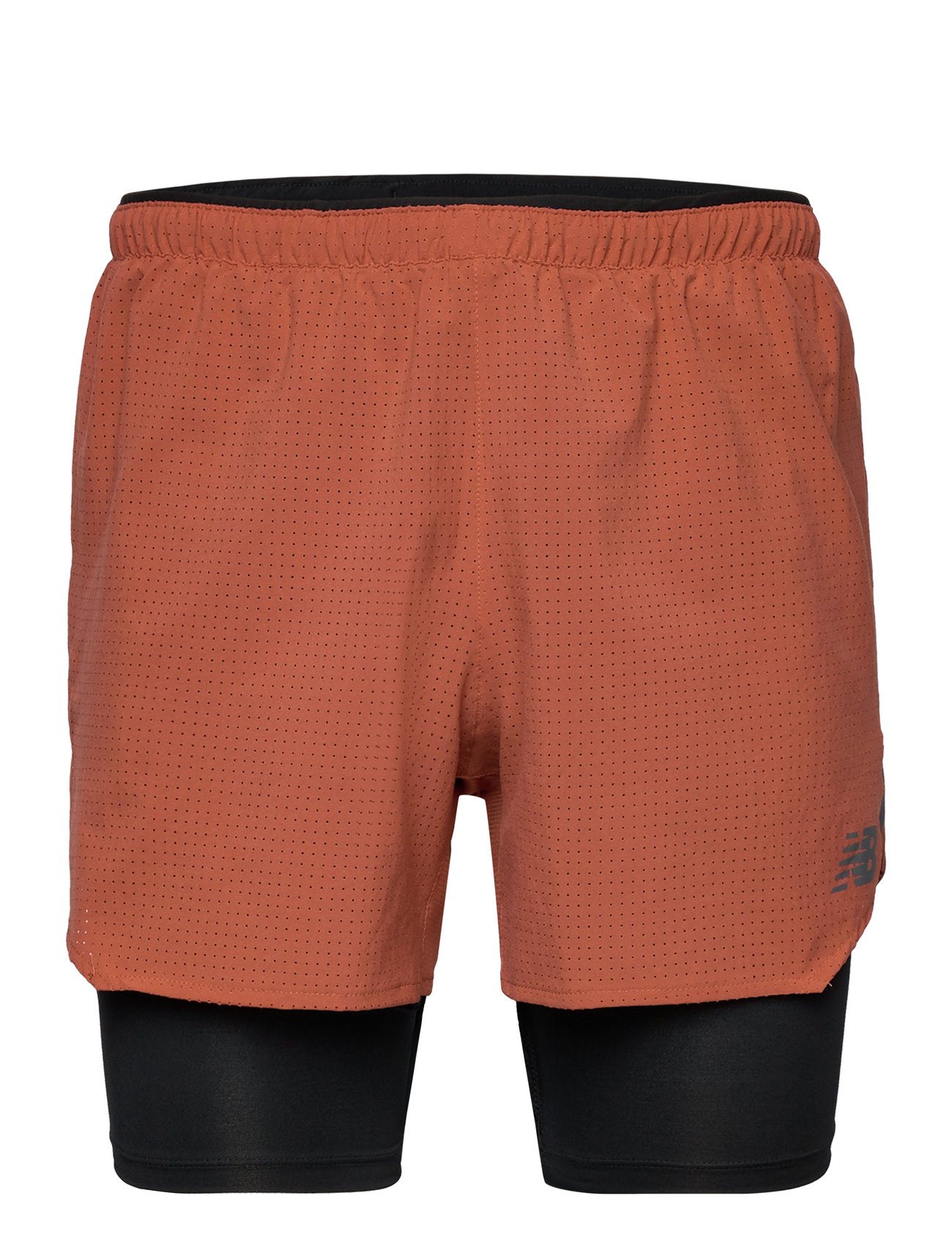 Q Speed 5 Inch 2 In 1 Short Sport Shorts Sport Shorts Orange New Balance