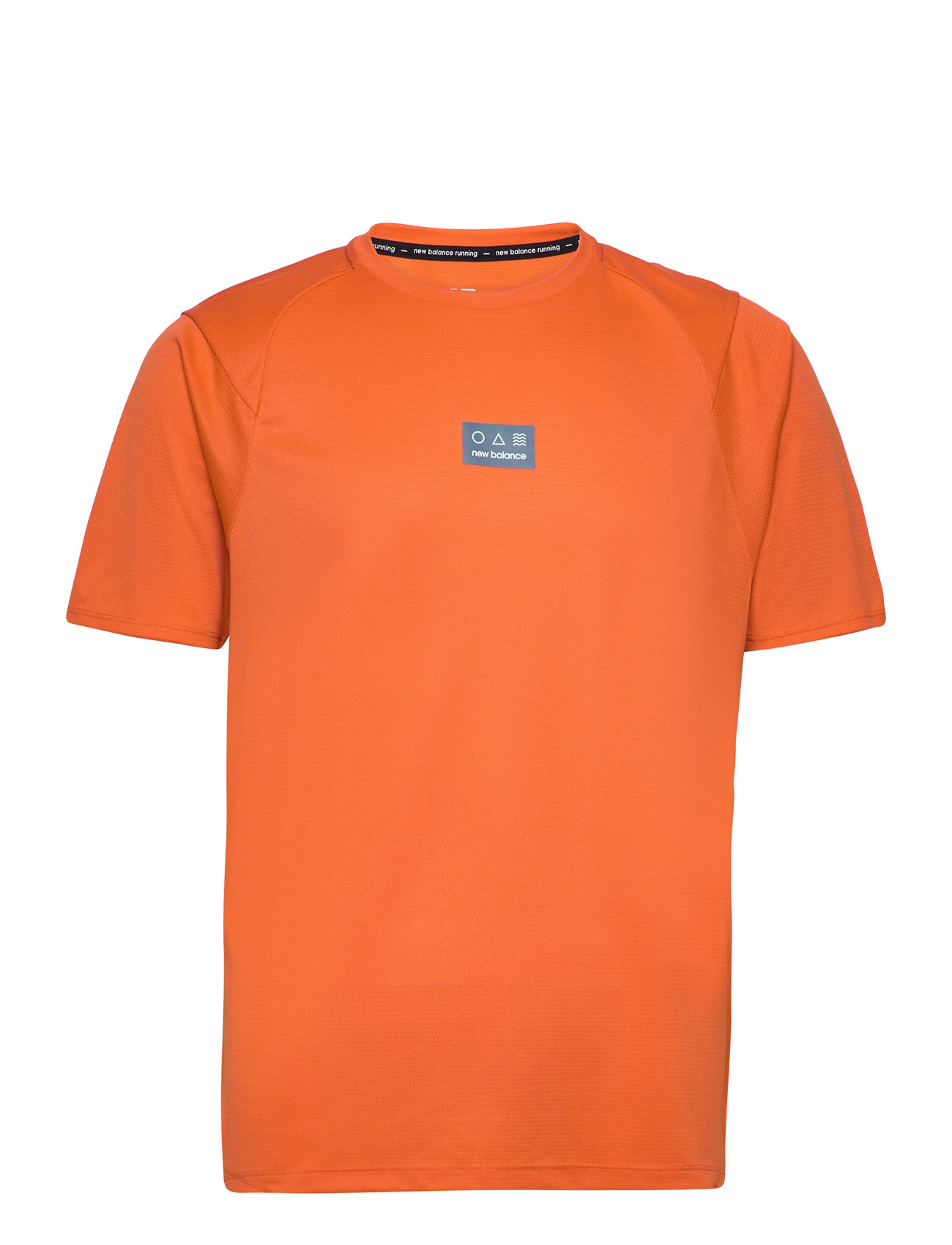 Impact Run At N-Vent Short Sleeve Sport T-Kortærmet Skjorte Orange New Balance