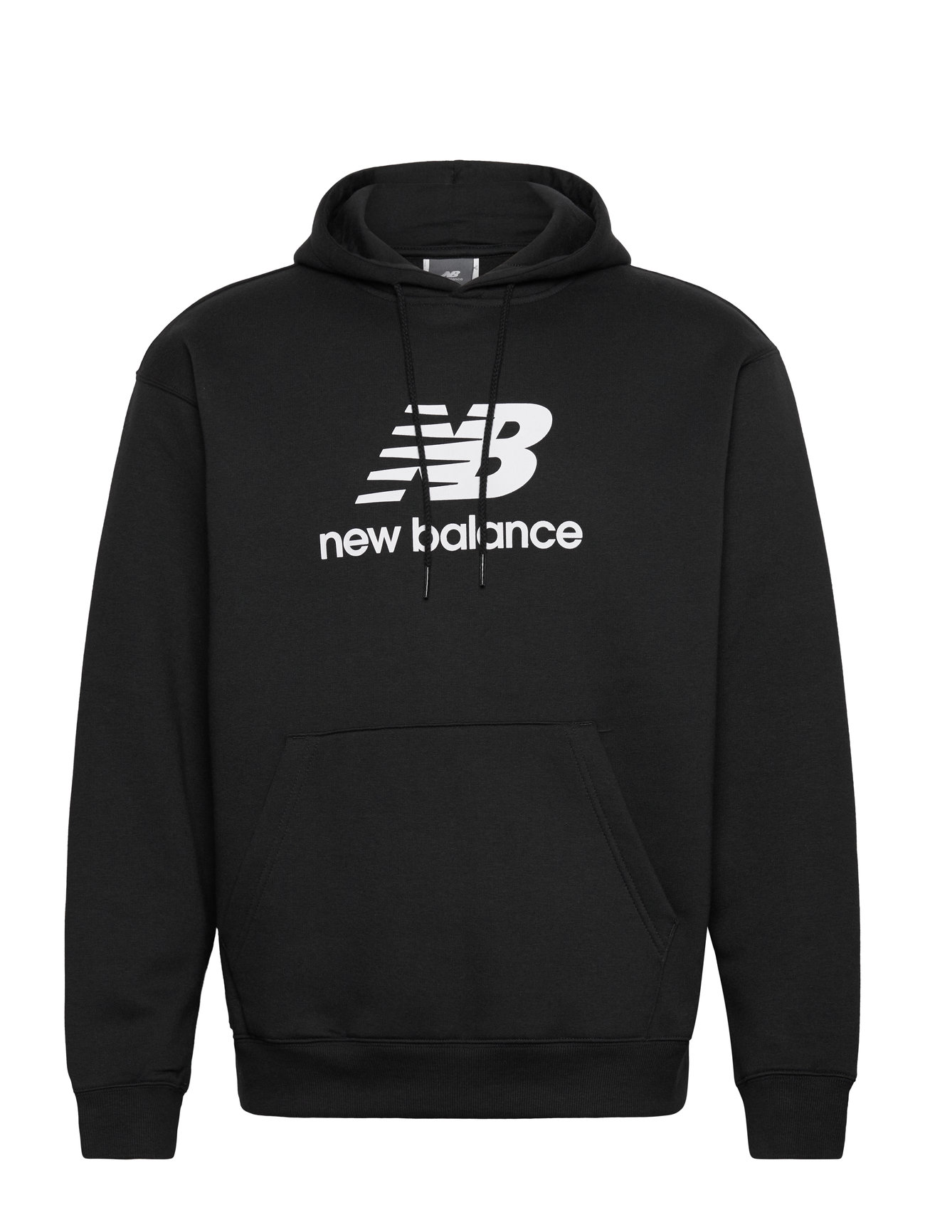 Sport Essentials Fleece Logo Hoodie Sport Men Sport Clothing Sport Sweatshirts & Hoodies Sport Hoodies Black New Balance