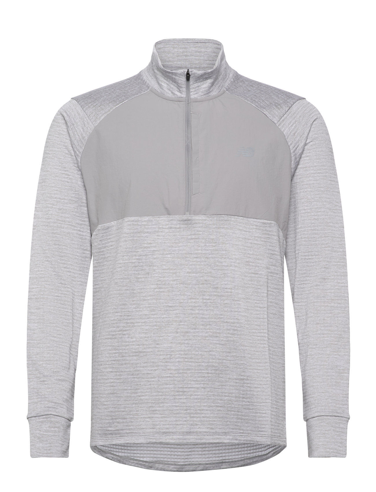 New Balance Athletics Heat Grid 1/2 Zip Grå