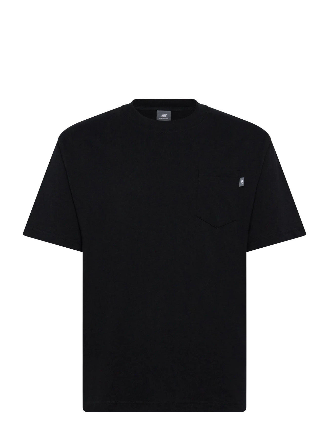 NEW BALANCE Athletics Baumwolle Pocket T-Shirt Schwarz - L - Herren