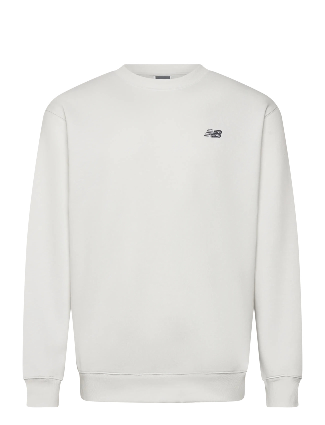 New Balance Linear Graphic Fleece Crew, XS, Cream, Sweatshirts & Hættetrøjer > Sweatshirts, Herre