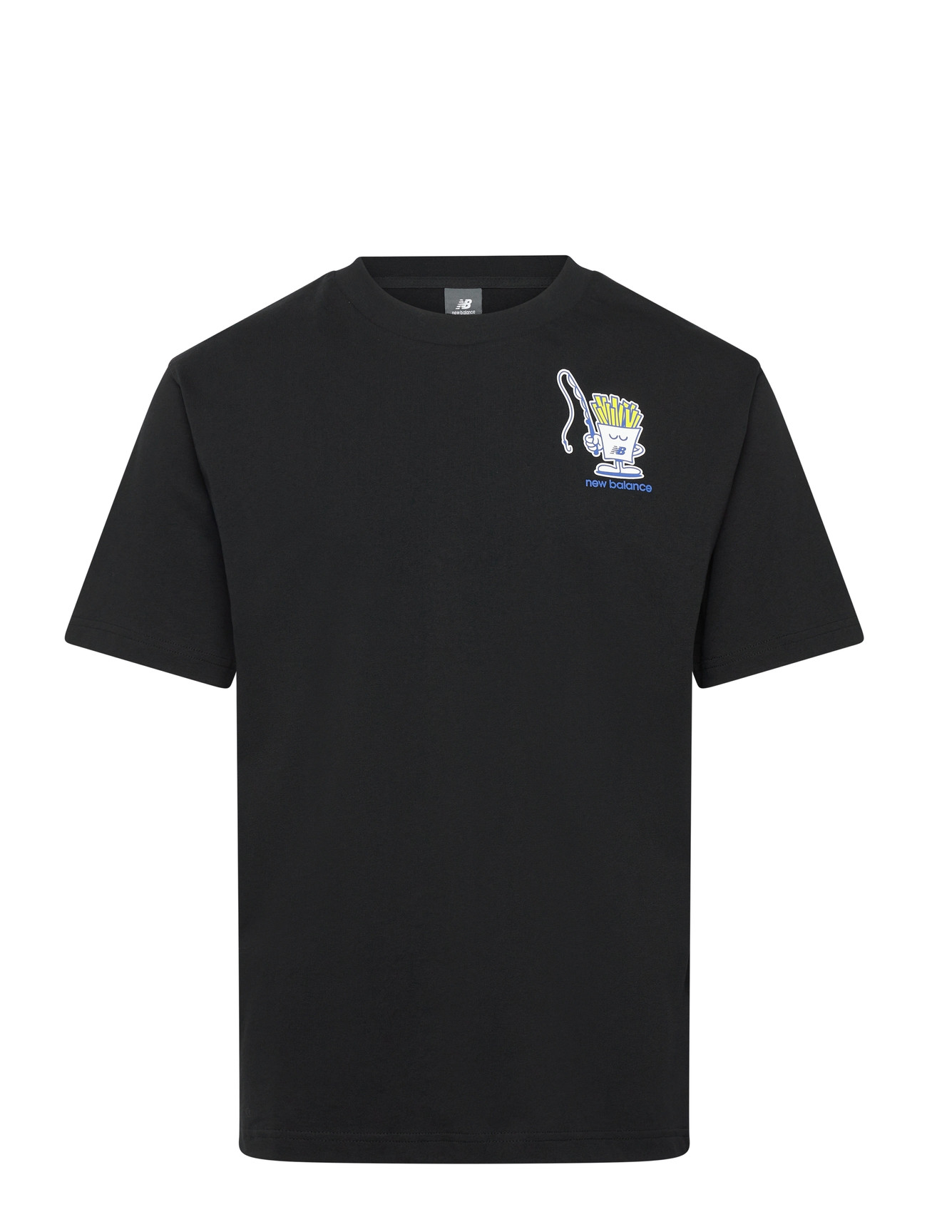 New Balance Fish And Chips T-Shirt, XL, Black, Sport Overdele > Sport T-shirts, Herre